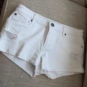 White - size 8 STS Blue shorts